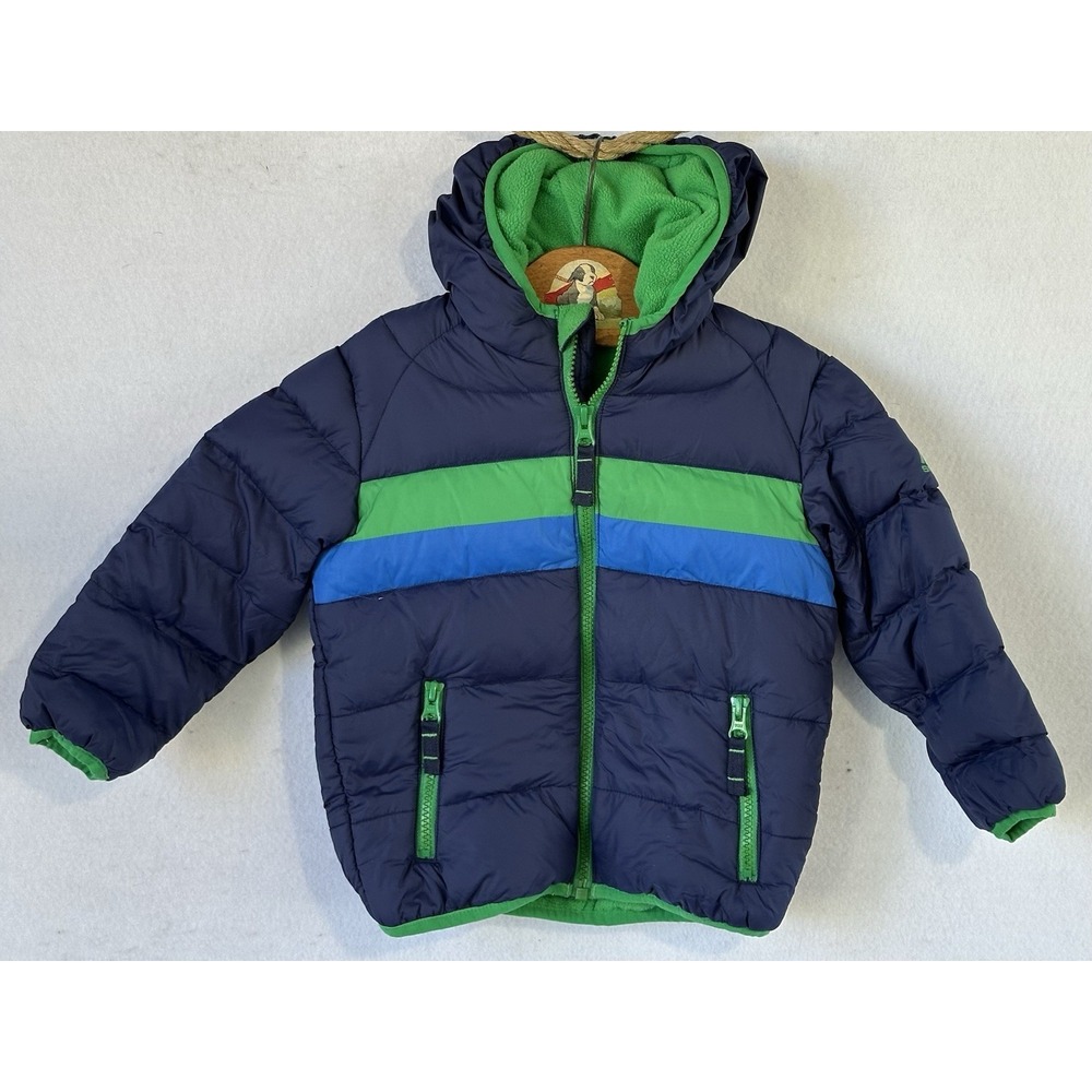 Snozu Down Hooded Kid's Toddler Jacket Sz 2T Colorful